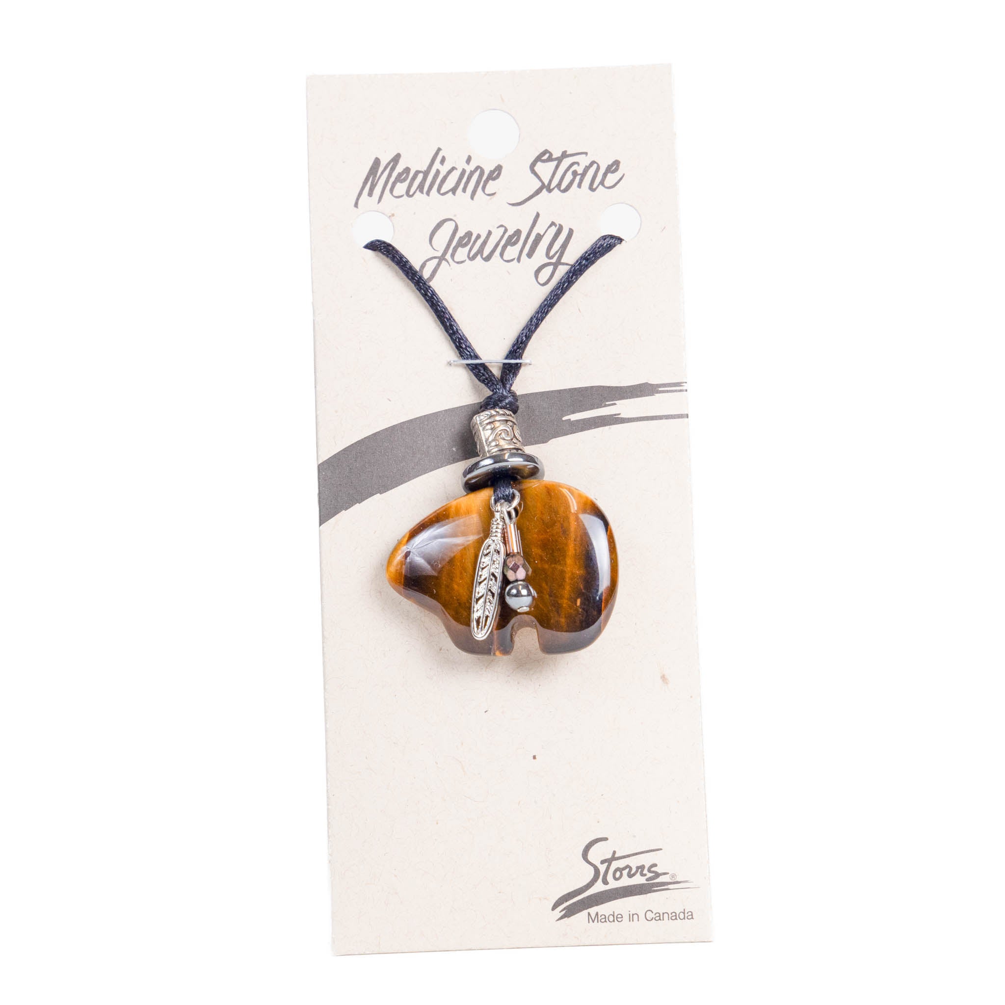 Canadian Bear Medicine Stone Necklace